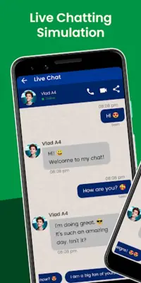 Vlad A4 Bumaga Fake Call Chat android App screenshot 3